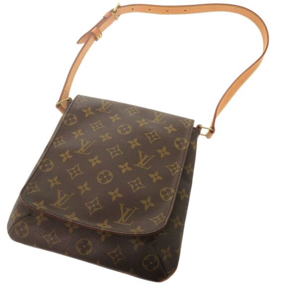Louis Vuitton Musette Salsa Short Strap Monogram Brown Shoulder Bag - Picture 3 of 9